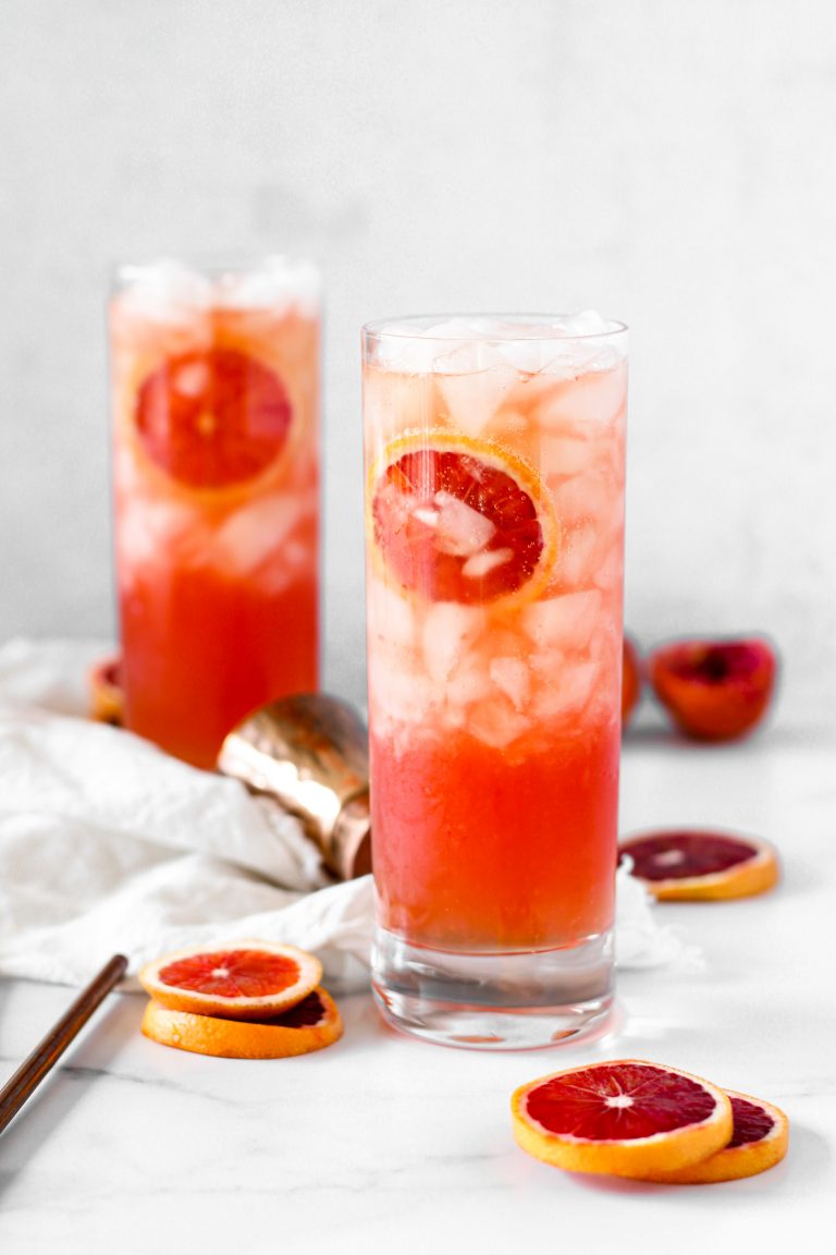 Skinny Blood Orange Rum Buck